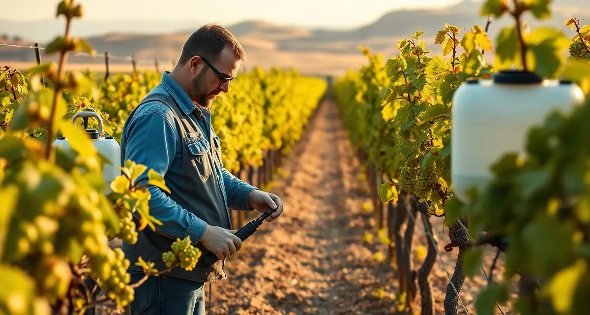 Seasonal spray schedule for Washington vineyards Washington vineyard seasonal spray calendar showing powdery mildew management across growing season from dormancy through veraison